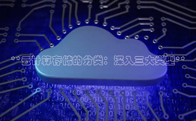 金年会官方网站入口中海达**云计算存储的分类：深入三大类型**