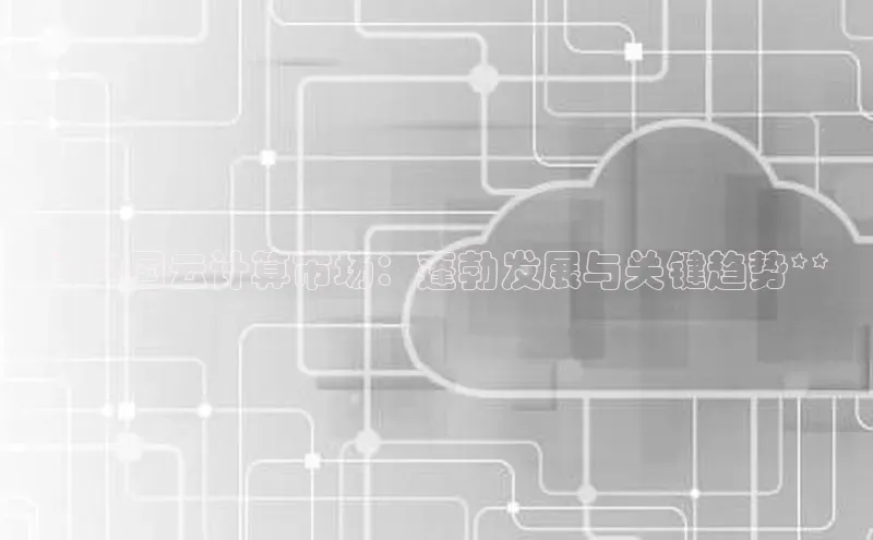 金年会58同城**中国云计算市场：蓬勃发展与关键趋势**